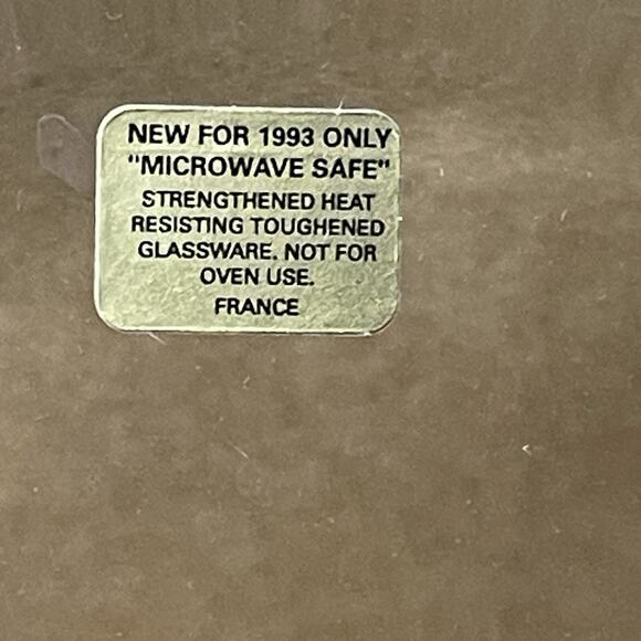 Arcoroc Holly & Berry Christmas Plate Gold Trim 1993 Made In France Collectible - Picture 3 of 9